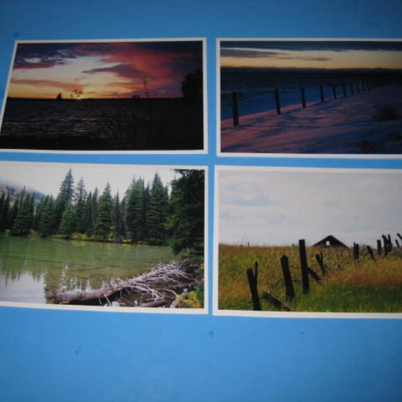 Lot of 4 Real Photo Art Print Cards Lot #2 - Picture 2 of 7